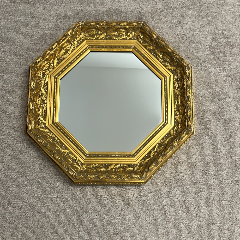 The Bombay Co. Octagon Gold Guilded Mirror